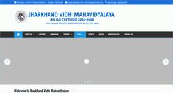 Desktop Screenshot of jharkhandvidhi.org