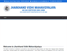 Tablet Screenshot of jharkhandvidhi.org